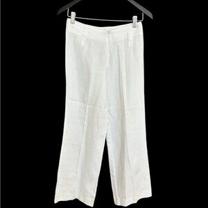 Alizia Amanti NWOT size 8 (see measurements!) Linen wide legged pants